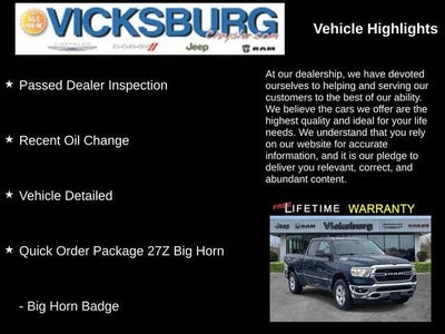 2023 RAM 1500 Big Horn Quad Cab 4x4 6'4' Box