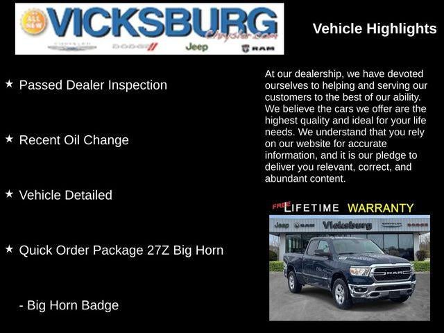 2023 RAM 1500 Big Horn Quad Cab 4x4 6'4' Box