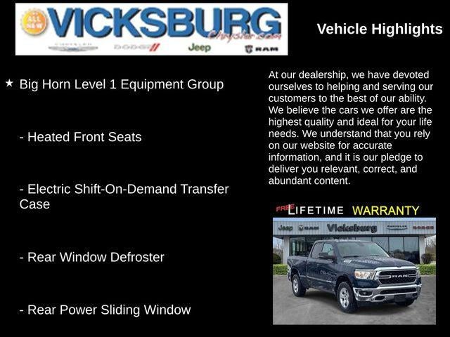 2023 RAM 1500 Big Horn Quad Cab 4x4 6'4' Box