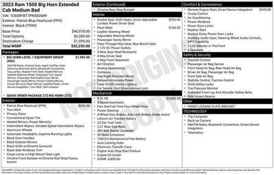 2023 RAM 1500 Big Horn Quad Cab 4x4 6'4' Box