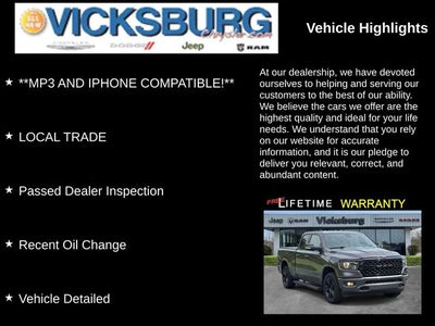 2022 RAM 1500 Big Horn Quad Cab 4x4 6'4' Box