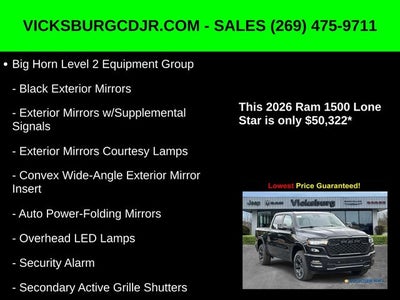2026 RAM Ram 1500 RAM 1500 BIG HORN CREW CAB 4X4 5'7' BOX