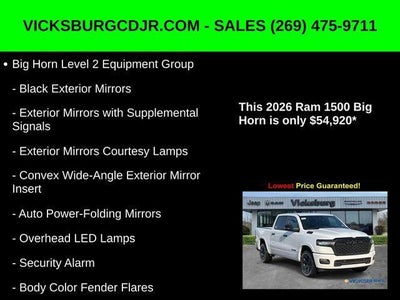 2026 RAM Ram 1500 RAM 1500 BIG HORN CREW CAB 4X4 5'7' BOX