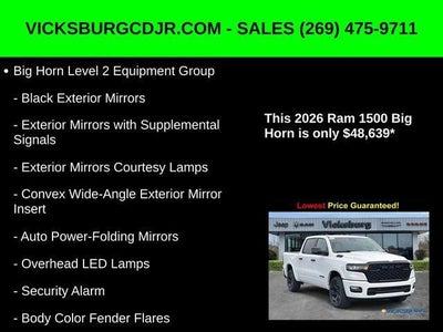 2026 RAM Ram 1500 RAM 1500 BIG HORN CREW CAB 4X4 5'7' BOX