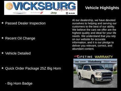 2021 RAM 1500 Big Horn Crew Cab 4x4 5'7' Box