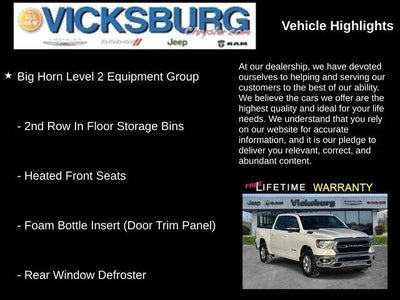 2021 RAM 1500 Big Horn Crew Cab 4x4 5'7' Box