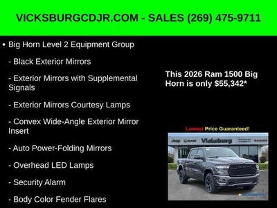 2026 RAM Ram 1500 RAM 1500 BIG HORN CREW CAB 4X4 5'7' BOX