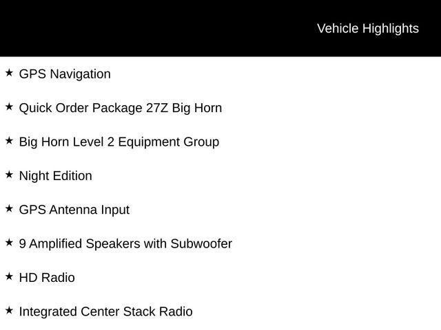 2026 RAM Ram 1500 RAM 1500 BIG HORN CREW CAB 4X4 5'7' BOX