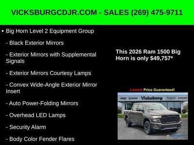 2026 RAM Ram 1500 RAM 1500 BIG HORN CREW CAB 4X4 5'7' BOX
