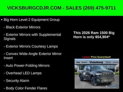 2026 RAM Ram 1500 RAM 1500 BIG HORN CREW CAB 4X4 5'7' BOX