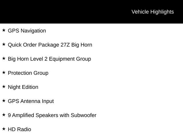 2026 RAM Ram 1500 RAM 1500 BIG HORN CREW CAB 4X4 5'7' BOX