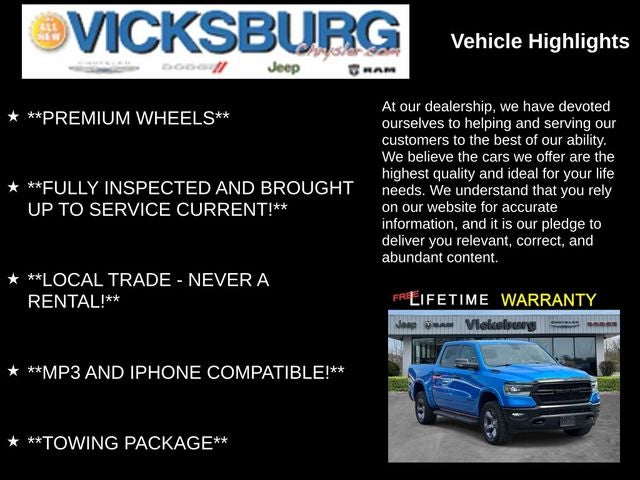 2023 RAM 1500 Big Horn Crew Cab 4x4 5'7' Box