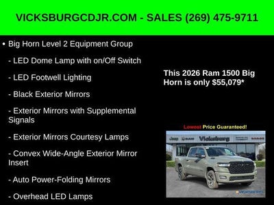 2026 RAM Ram 1500 RAM 1500 BIG HORN CREW CAB 4X4 5'7' BOX