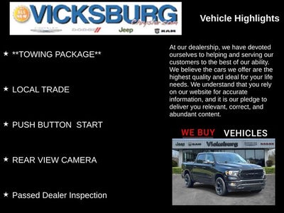 2019 RAM 1500 Big Horn/Lone Star Crew Cab 4x4 5'7' Box