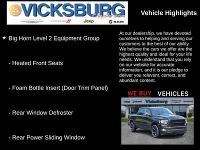 2019 RAM 1500 Big Horn/Lone Star Crew Cab 4x4 5'7' Box