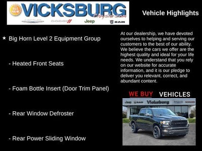 2019 RAM 1500 Big Horn/Lone Star Crew Cab 4x4 5'7' Box