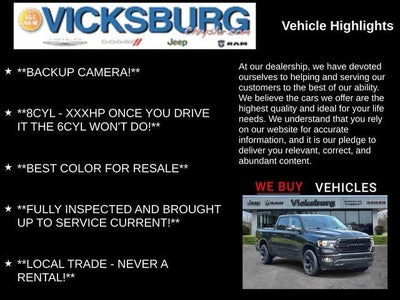 2019 RAM 1500 Big Horn/Lone Star Crew Cab 4x4 5'7' Box