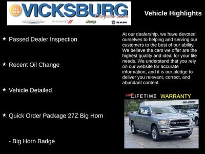2022 RAM 1500 Big Horn Crew Cab 4x4 5'7' Box