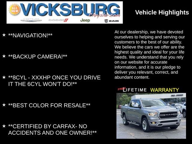 2022 RAM 1500 Big Horn Crew Cab 4x4 5'7' Box