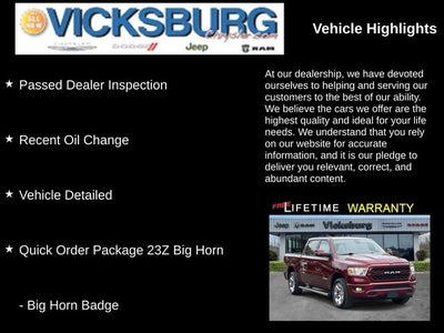 2024 RAM 1500 Big Horn Crew Cab 4x4 5'7' Box