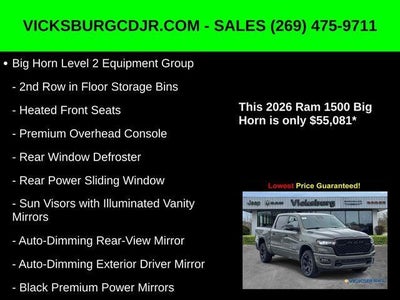 2026 RAM Ram 1500 RAM 1500 BIG HORN CREW CAB 4X4 5'7' BOX