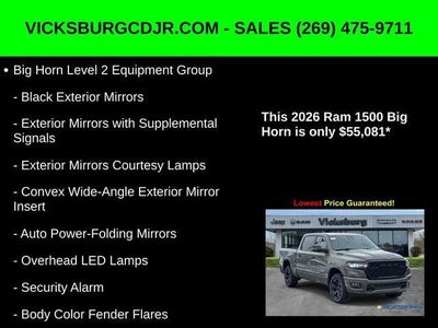 2026 RAM Ram 1500 RAM 1500 BIG HORN CREW CAB 4X4 5'7' BOX