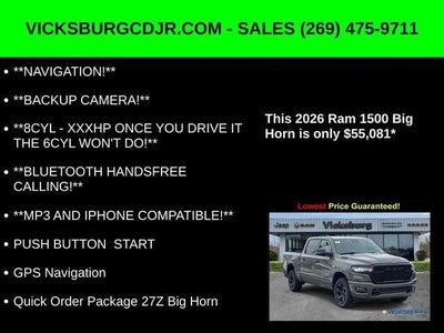 2026 RAM Ram 1500 RAM 1500 BIG HORN CREW CAB 4X4 5'7' BOX