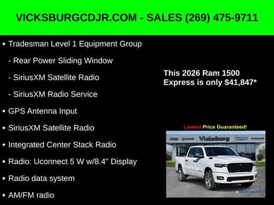 2026 RAM Ram 1500 RAM 1500 EXPRESS CREW CAB 4X4 5'7' BOX