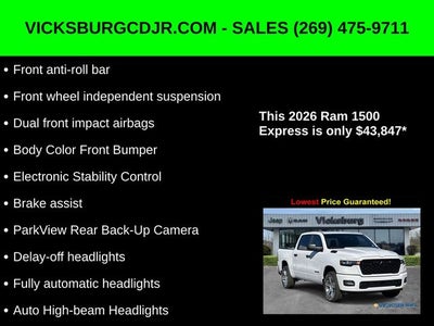 2026 RAM Ram 1500 RAM 1500 EXPRESS CREW CAB 4X4 5'7' BOX