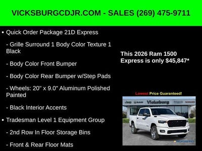 2026 RAM Ram 1500 RAM 1500 EXPRESS CREW CAB 4X4 5'7' BOX