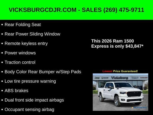 2026 RAM Ram 1500 RAM 1500 EXPRESS CREW CAB 4X4 5'7' BOX