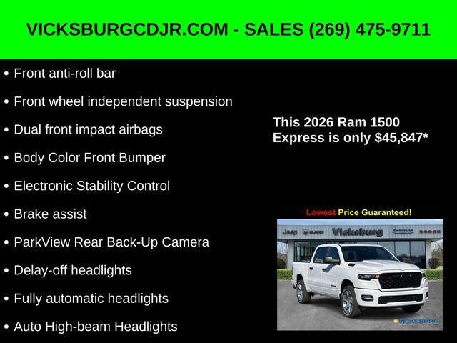 2026 RAM Ram 1500 RAM 1500 EXPRESS CREW CAB 4X4 5'7' BOX