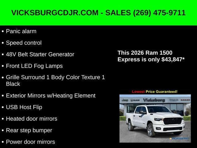 2026 RAM Ram 1500 RAM 1500 EXPRESS CREW CAB 4X4 5'7' BOX