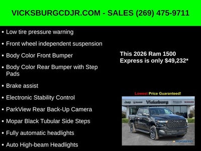2026 RAM Ram 1500 RAM 1500 EXPRESS CREW CAB 4X4 5'7' BOX