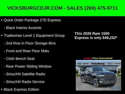2026 RAM Ram 1500 RAM 1500 EXPRESS CREW CAB 4X4 5'7' BOX