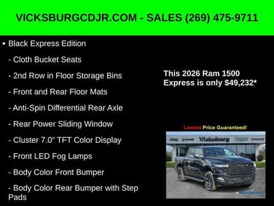2026 RAM Ram 1500 RAM 1500 EXPRESS CREW CAB 4X4 5'7' BOX