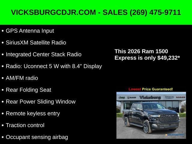 2026 RAM Ram 1500 RAM 1500 EXPRESS CREW CAB 4X4 5'7' BOX