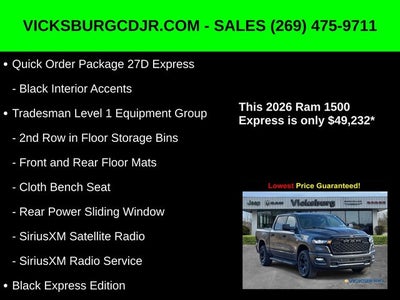 2026 RAM Ram 1500 RAM 1500 EXPRESS CREW CAB 4X4 5'7' BOX