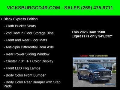 2026 RAM Ram 1500 RAM 1500 EXPRESS CREW CAB 4X4 5'7' BOX