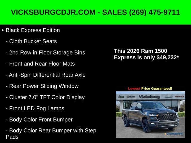 2026 RAM Ram 1500 RAM 1500 EXPRESS CREW CAB 4X4 5'7' BOX
