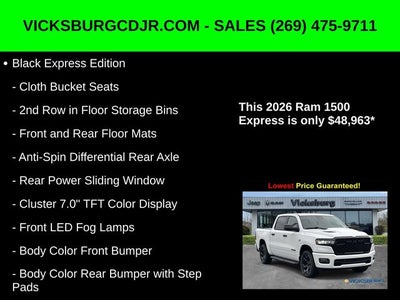 2026 RAM Ram 1500 RAM 1500 EXPRESS CREW CAB 4X4 5'7' BOX