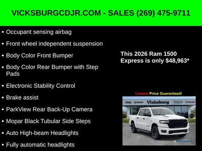 2026 RAM Ram 1500 RAM 1500 EXPRESS CREW CAB 4X4 5'7' BOX