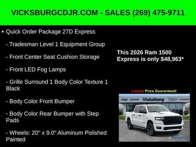 2026 RAM Ram 1500 RAM 1500 EXPRESS CREW CAB 4X4 5'7' BOX