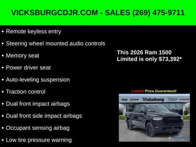 2026 RAM Ram 1500 RAM 1500 LIMITED CREW CAB 4X4 5'7' BOX