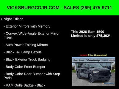 2026 RAM Ram 1500 RAM 1500 LIMITED CREW CAB 4X4 5'7' BOX