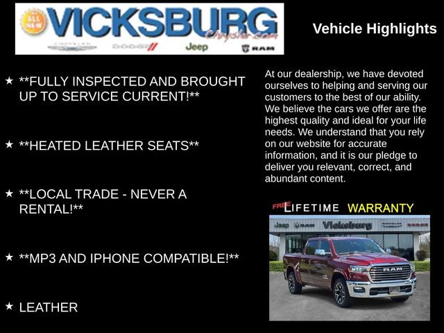 2025 RAM 1500 Laramie Crew Cab 4x4 5'7' Box