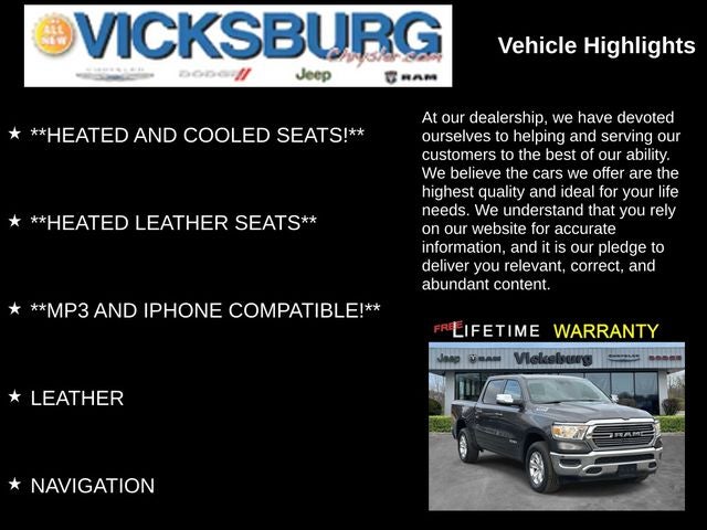 2024 RAM 1500 Laramie Crew Cab 4x4 5'7' Box