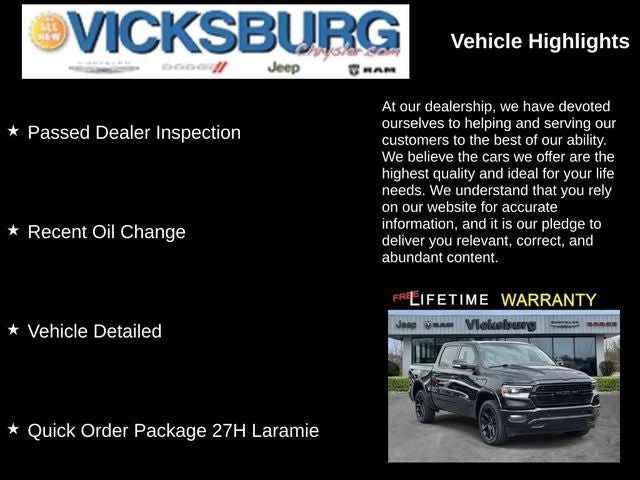 2022 RAM 1500 Laramie Crew Cab 4x4 5'7' Box