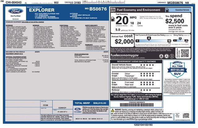 2021 Ford Explorer Platinum