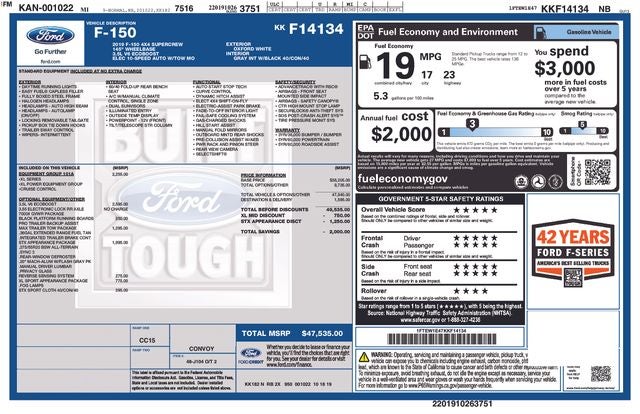 2019 Ford F-150 XL